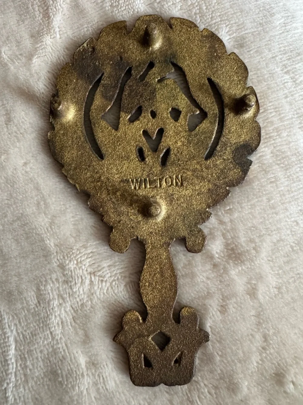 VINTAGE WILTON Cast Iron Trivets